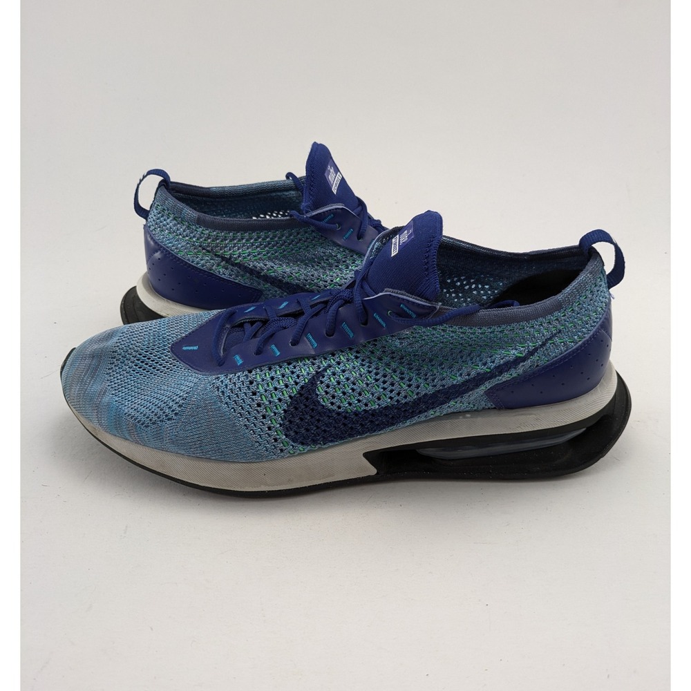 Mens Nike Air Max Flyknit Racer Royal Blue Running Shoes FD2765-400 Size 14